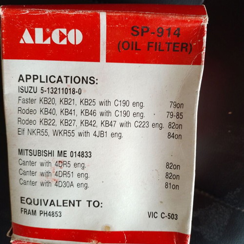 Alco SP-914 Oil Filter new in box