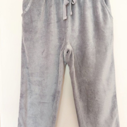 Oysho fleece pajama like new, gray, size XS/S