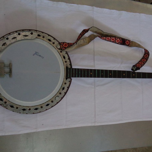 Framus banjo guitar from West Germany 1970s used, four-string