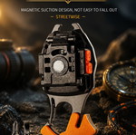 Survival ring flashlight multitool new, ultimate gadget