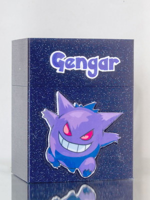 Κουτί Pokemon Gengar καινούργιο 3D εκτυπωμένο για κάρτες