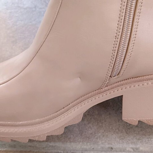 Women's beige ankle boots new, size 41