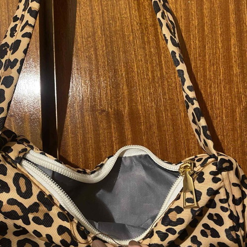 Leopard shoulder bag unused multicolor