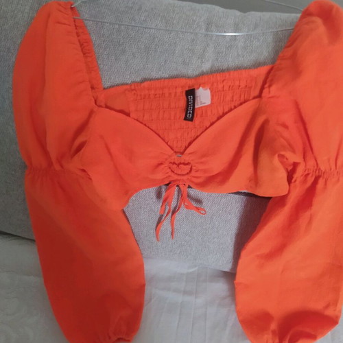 Divided blouse new, size S, orange