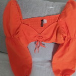Divided blouse new, size S, orange