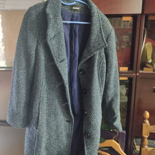 Coat like new, blue, fits M-XL