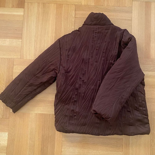 Gianfranco Ferre puffer jacket used, brown, size Medium
