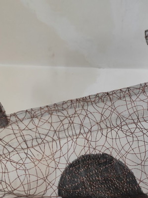 Semi-transparent curtain used