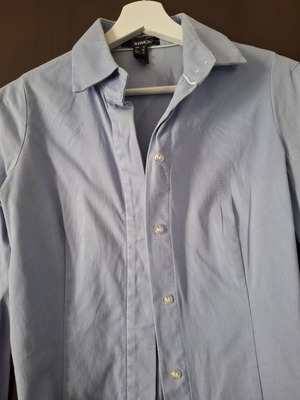 Mango shirt size S like new, blue, slim fit