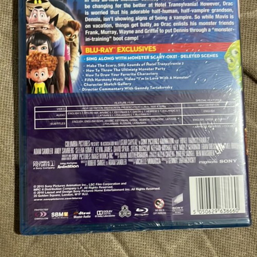 Hotel Transylvania 2 Blu-Ray disc καινούργιο, μεταγλωττισμένο