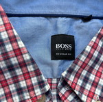 Hugo Boss plaid shirt like new, size XL