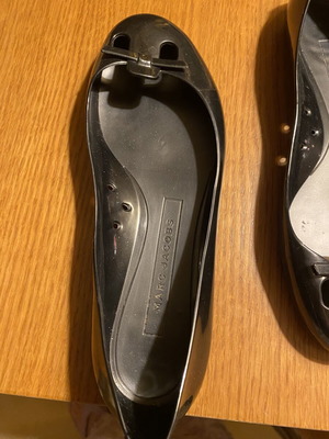 Marc Jacobs Jelly Mouse Flats size 38, black, like new