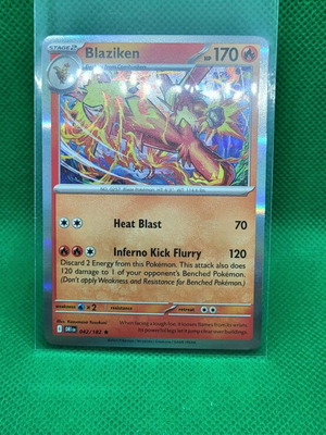 Blaziken 42/182 Scarlet & Violet Destined Rivals 2025 Pokemon Card σε άριστη κατάσταση