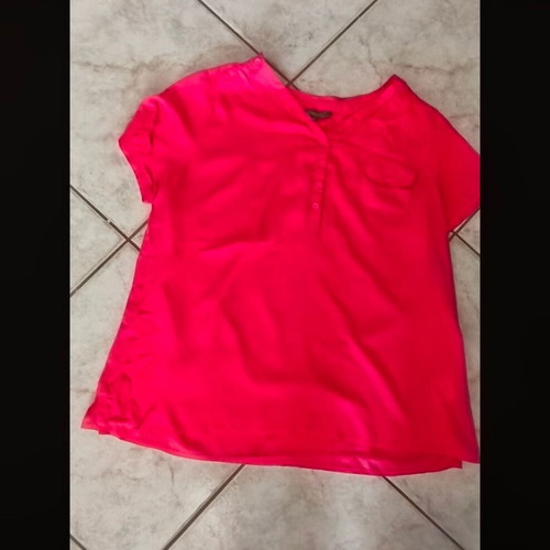 Leonard's short-sleeve blouse like new, pink, sizes XL and XXL