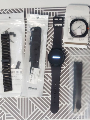 Samsung Watch 6 40mm black like new with box and extras