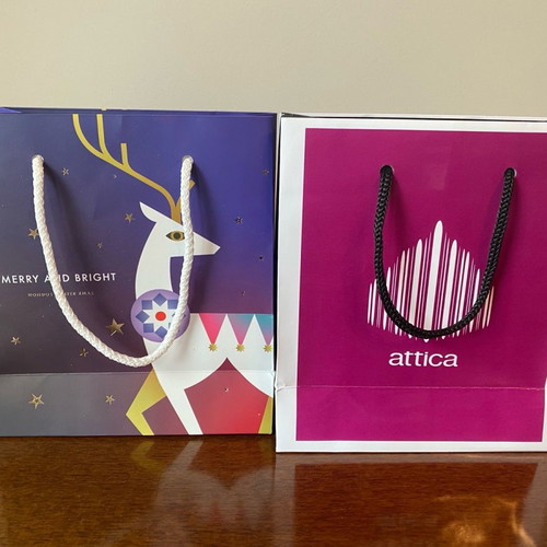 Attica bag like new with gift Hondos Center Christmas edition bag