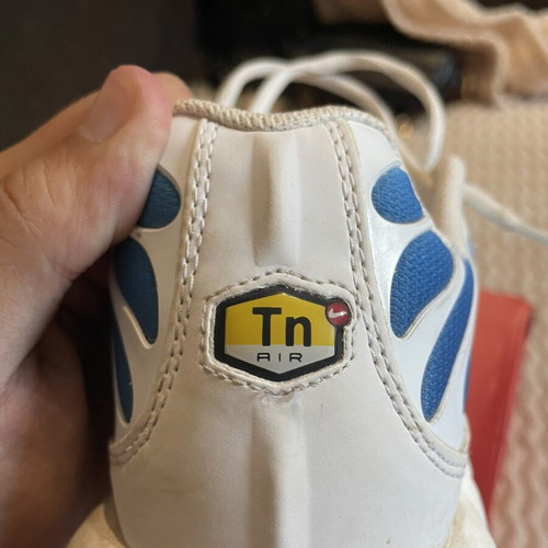 Nike Air Max Plus TN sneakers blue and white, size 43