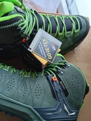 Salewa MS Alp Trainer 2 Mid GTX hiking boots new, green, size 44.5