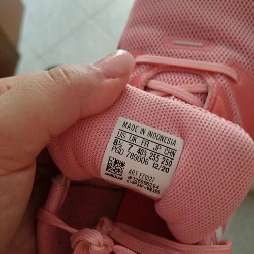 Adidas women's pink athletic shoes like new, size 40.5