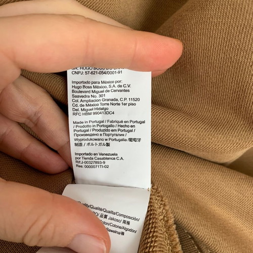 Hugo Boss sweatshirt new, beige and brown, size XXL