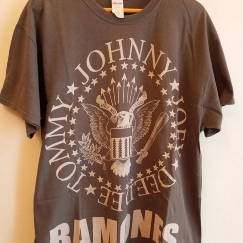 Ramones T-shirt used, 1980s-90s, size XL
