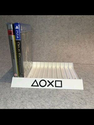 PlayStation Games CD Stand new, durable with 3D printer