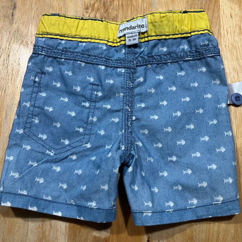 Yellowsub t-shirt set 6/9 with mandarino shorts 74-9m and Minene hat like new