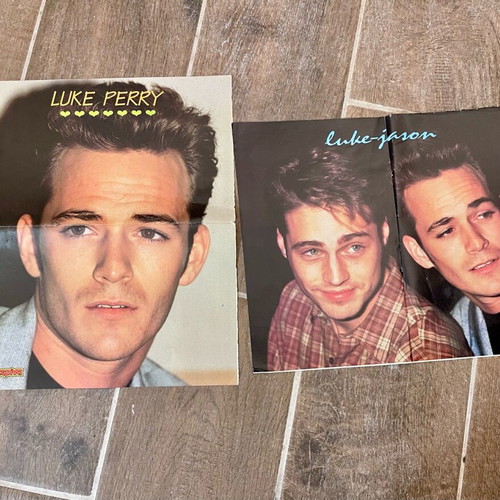 Vintage Super Katerina and Beverly Hills 90210 posters like new, set of 2