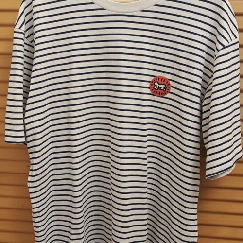 Uniqlo x Keith Haring Striped T-shirt like new, oversized fit