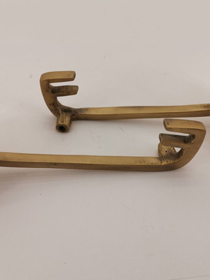 Σετ μπρούτζινα φουρούσια με πλάτη μεταχειρισμένα, εποχής 1960