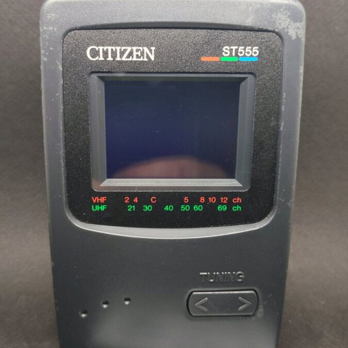 Citizen ST555 portable pocket TV used vintage