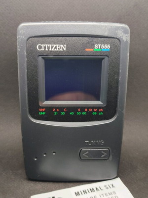 Citizen ST555 portable pocket TV used vintage