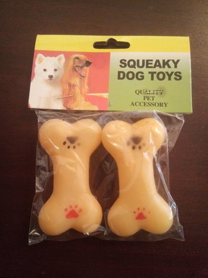 Dog bone toy new, pack of 2