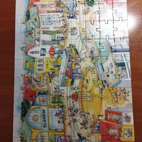 Puzzle 72 pieces like new for 5+ German market