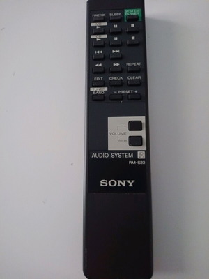 Sony RM-S22 αυθεντικό τηλεχειριστήριο σαν καινούργιο για mini hi fi