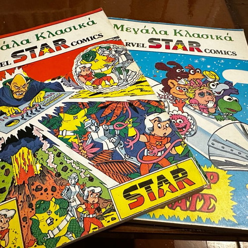 Megala Klasika Marvel STAR Comics 1986-1987 used, volumes 8 & 10