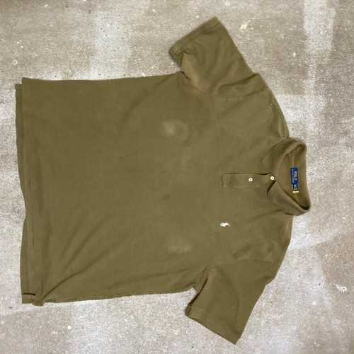 Ralph Lauren Polo shirt XXL, khaki with white logo