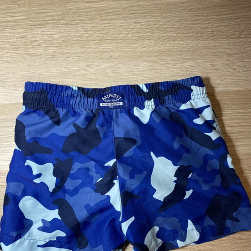 Mini Damla boys' swimwear used, sizes 116-122 cm, ages 6-7, black and blue