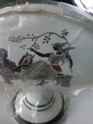 Clay napkin holder new with ancient Greece theme