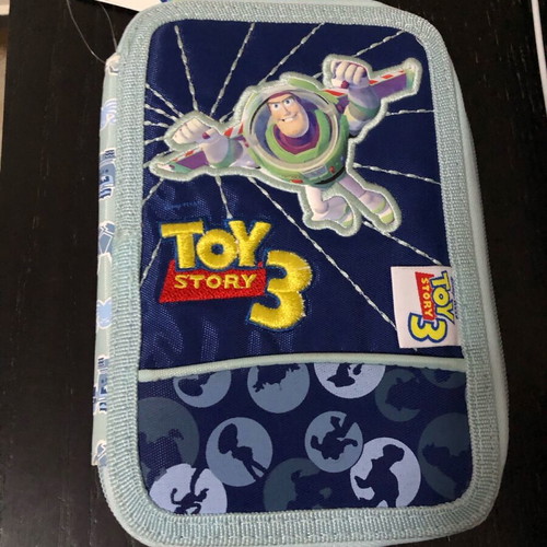 Toy Story 3 Buzz Lightyear school pencil case filled new