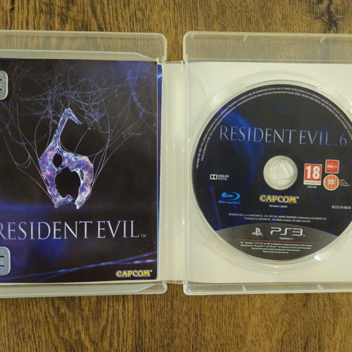 PS3 game pack with Resident Evil 5, Resident Evil 6, PES 2016