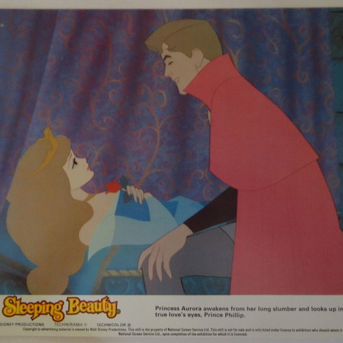 Sleeping Beauty Disney authentic movie photos set of 6, like new
