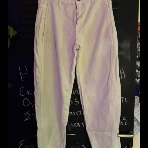 Jeans medium baggy new, white size M