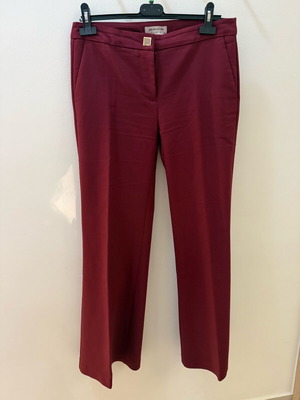 BSB burgundy bell-bottom pants like new, size 46
