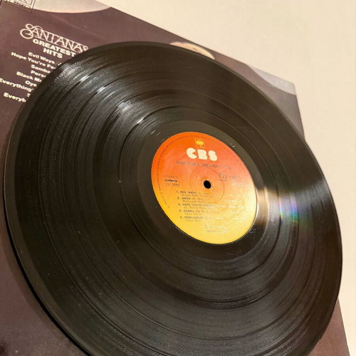 Santana’s Greatest Hits LP Record CBS 69081 vinyl record like new