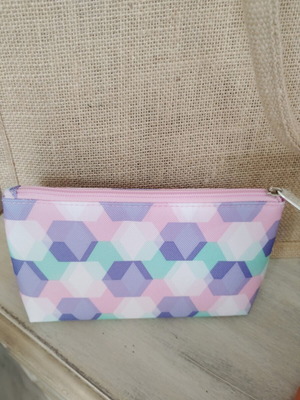Clinique cosmetic bag new, colorful