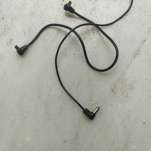 Flash sync cables like new, male connectors for camera flash