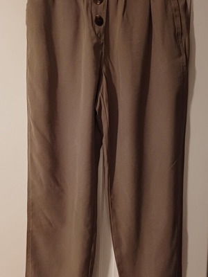 Zara pants size M like new, elastic waist, beige