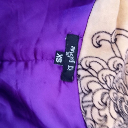Angel D coat new, brown and purple, size XS/S