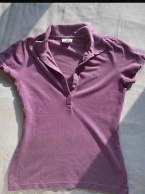Lacoste blouse like new, pink and purple, size S